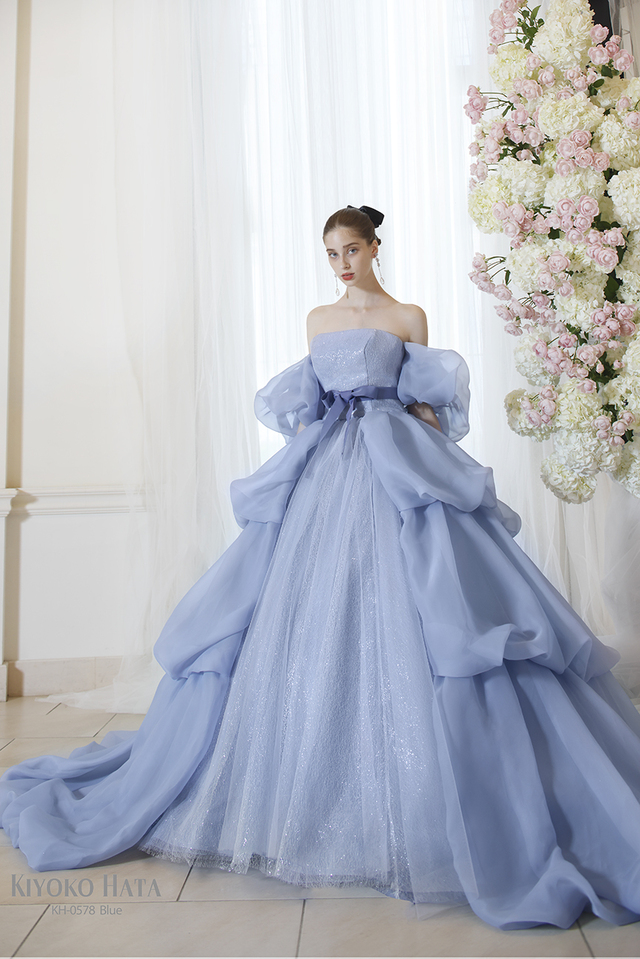 KIYOKO HATA（キヨコハタ）新作ウェディングドレス　KH-0578_Blue