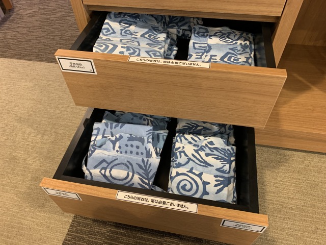 小さい浴衣は帯はいらないタイプ