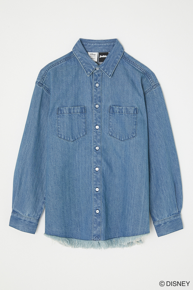 「MD J M&M FRIENDS DENIM SH」12,980円 - Disney SERIES CREATED by MOUSSY JULIDYコレクション