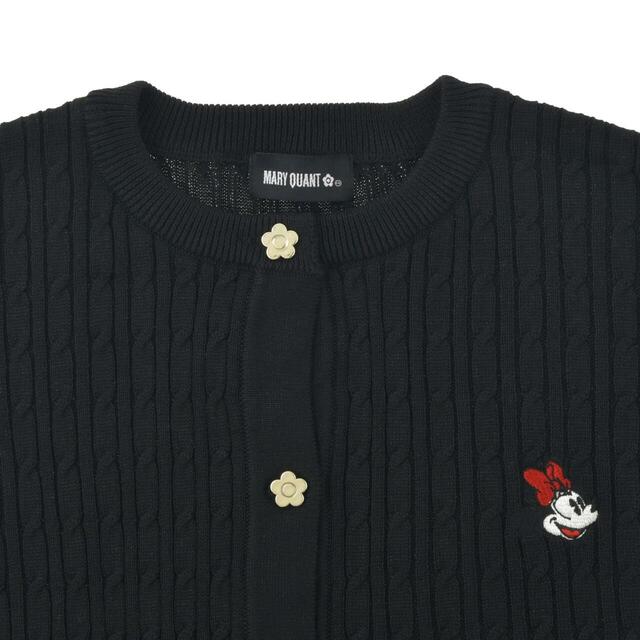【MARY QUANT】ミニー 長袖カーディガン ニット ブラック9,500円