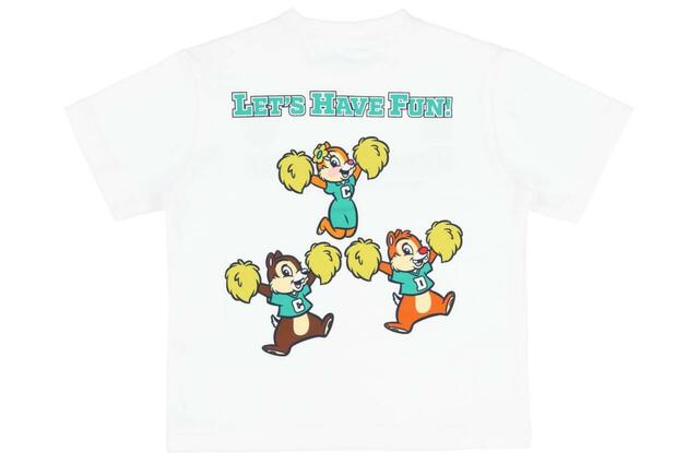 ベビーTシャツ 2,800円｜東京ディズニーリゾート「ポンポンを持ったミッキーたちが元気に盛り上げてくれるグッズ」｜販売店舗：東京ディズニーランド「グランドエンポーリアム」、東京ディズニーシー「エンポーリオ」｜発売日：2025年4月24日（木）