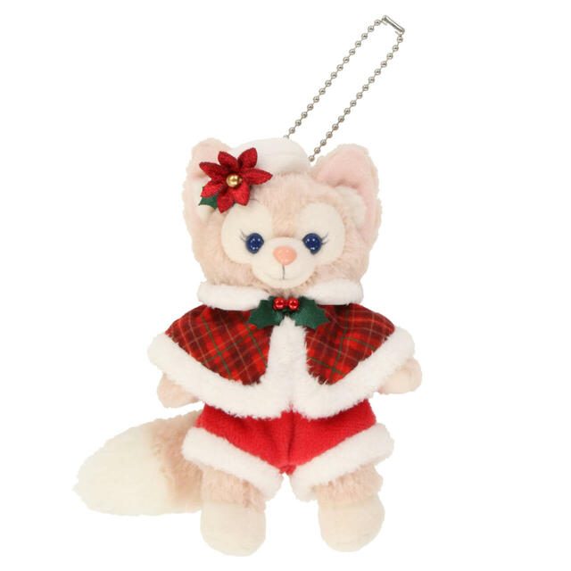 ぬいぐるみバッジ 2,600円｜東京ディズニーシー「ダッフィー＆フレンズのダンシング・スノーフレークス」クリスマスグッズ｜販売店舗：東京ディズニーシー「マクダックス・デパートメントストア」｜発売日：2024年11月2日（土）