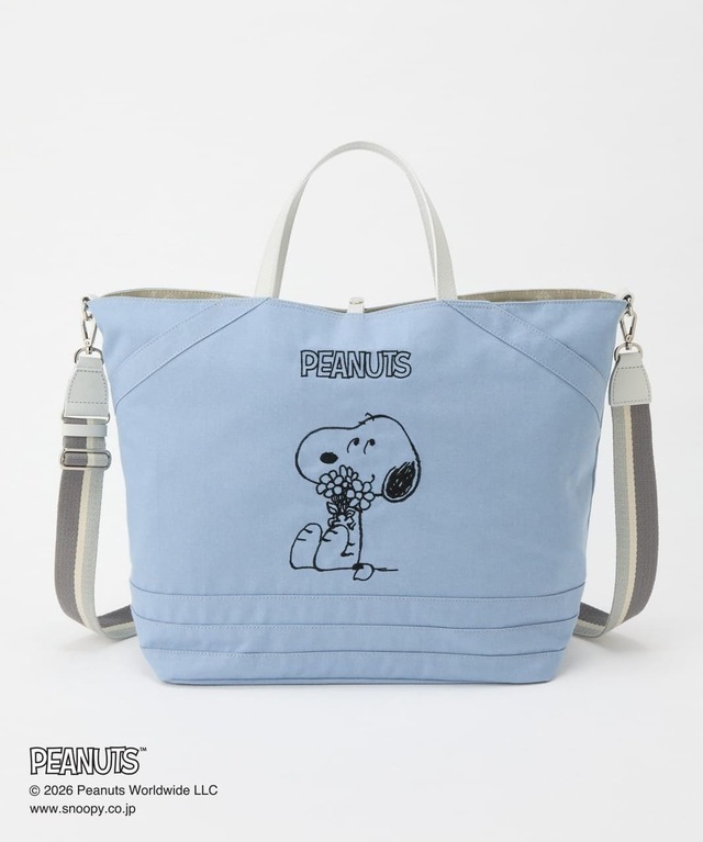 【PEANUTS×russet】リバーシブルビッグトートバッグ ¥36,300 49×33×18cm