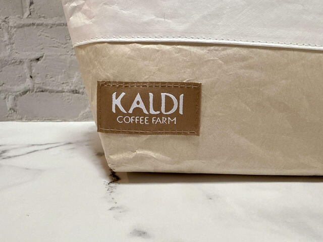 【カルディ春のコーヒーバッグ】「KALDI」のロゴタグ付きなのもうれしいポイント！