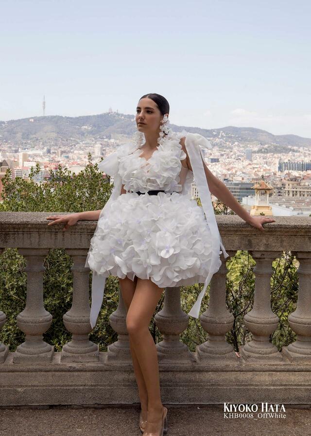 「KIYOKO HATA」新作ウェディングドレス KHB0008_OffWhite