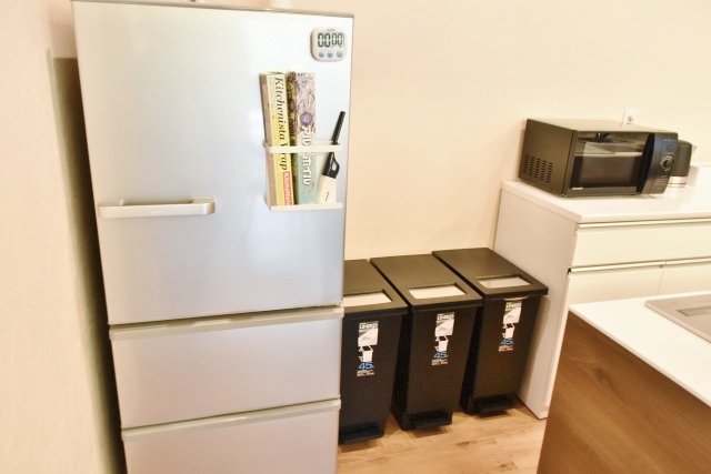 大きめの冷蔵庫完備！連泊でも安心