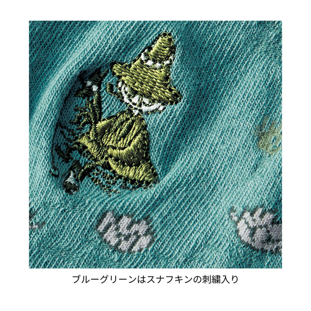 クルー丈ソックス［２柄セット］ 「ムーミン」｜￥1,290 （税込）