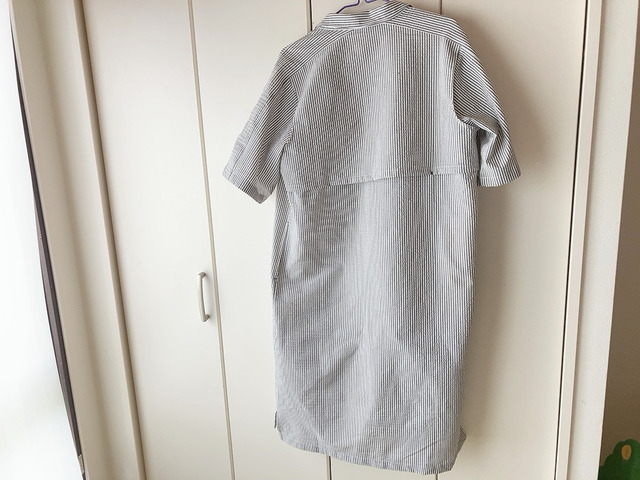 【ワークマン レディース撥水サッカーシャツワンピース】ワークマンの春夏コレクションで一目惚れしました