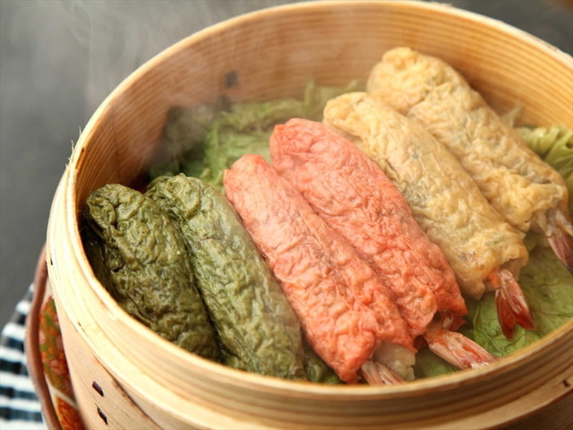 京町恋しぐれ  花街名物　いなり蒸し餃子