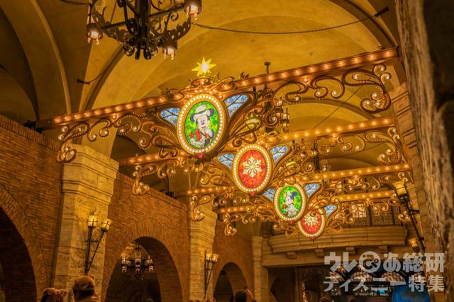 ミラコスタ通りのデコレーション|イルミネーションが綺麗