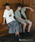 【GLOBAL WORK×ハリー・ポッター】Harry PotterヘビロッTEE半袖/キッズ　オフホワイト（MRS NORRIS）2,790円（税込）サイズ：130-160cm