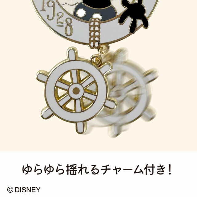 コレクションピンバッジ　蒸気船ウィリー　1,980円