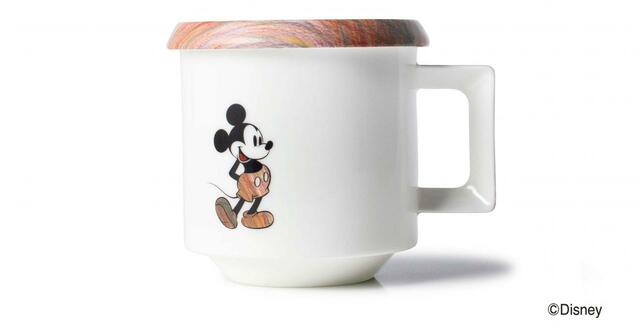 Disney x HERALBONY |Momoko Nakagawa「まる」ART MUG PLATE SET ¥6,600(税込)