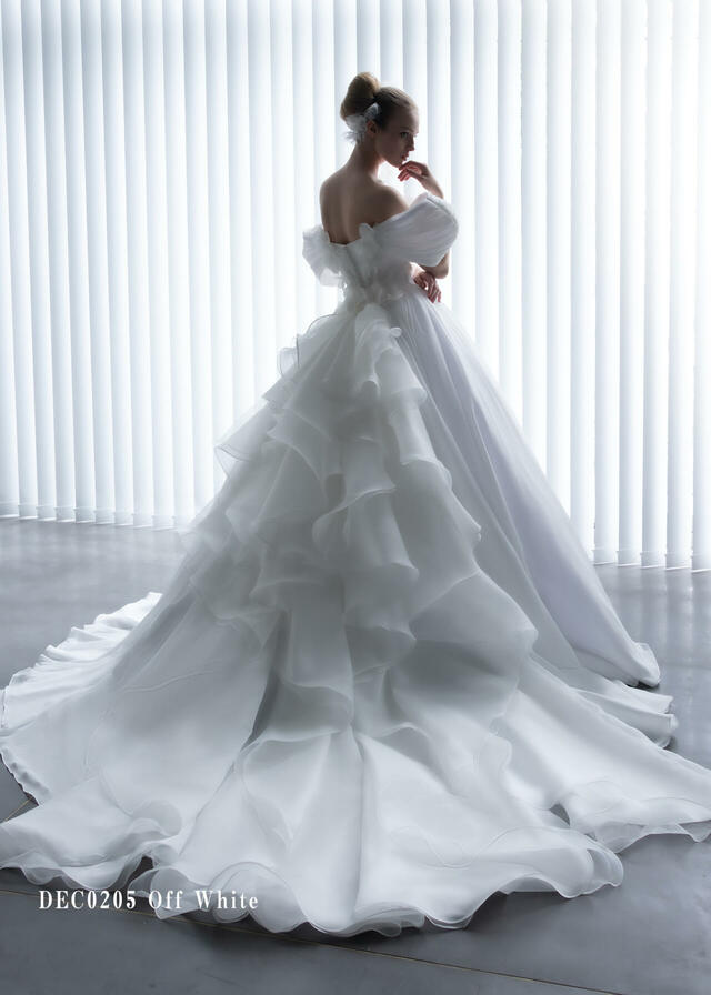 「Clef a decor-クレアデコール」新作ウェディングドレス DEC0205_Offwhite