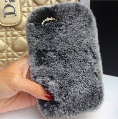 あったかiPhoneケース：iPhone6plus/6 ケース・カバー ラビットファー