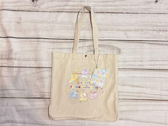 【ファッションセンターしまむら】パスケース付きトートバッグ(RODY×SANRIO CHARACTERS):2,189円(税込)