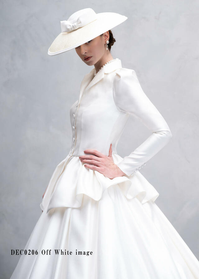 クラウディア｜「Clef a decor-クレアデコール」新作ウェディングドレス｜DEC0206_Offwhite