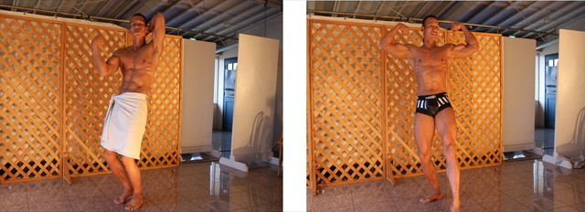 マッチョたちが鍛え抜かれた筋肉を披露するボディビルショー「マッチョタイム」