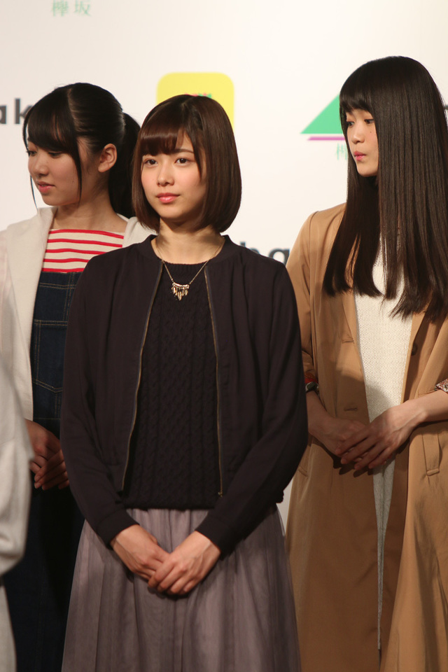 （写真左より）米谷奈々未、石森虹花、長濱ねる