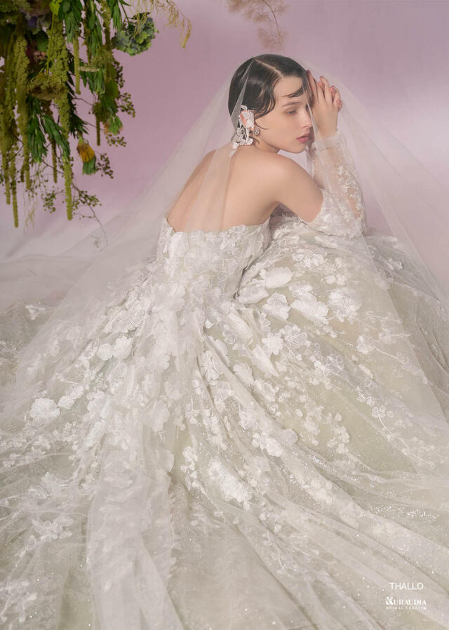 「Irida maison（イリーダメゾン）」新作ウェディングドレス　IM-0034_Green