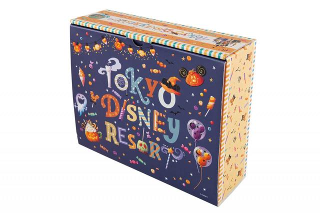 おせんべい 1,100円｜内容量：137g 標準40袋[柿の種：標準6袋、黒柿の種：標準6袋、あましお味：標準6袋、かぼちゃ風味：標準6袋、カレー味：標準8袋、しお味：標準8袋]｜東京ディズニーリゾート「ディズニー・ハロウィーン」2022スペシャルグッズ