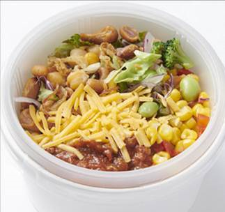 〈RF1〉10品目野菜のサラダタコライス