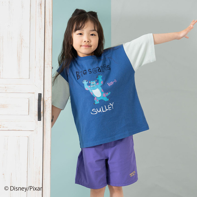 モンスターズ・インク 手書きプリントワイド 半T 2,420円|and D. petit main