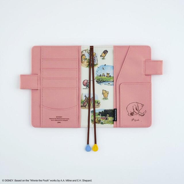 オリジナルサイズ(A6)手帳カバー「クマのプーさん 棒投げ橋」：4,620円