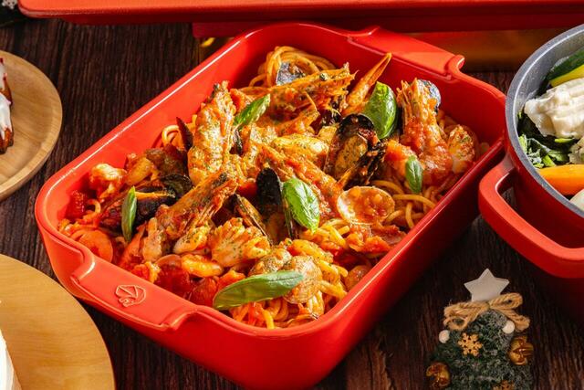 「ペスカトーレ」＜期間：2025年12月20日、21日、24日、25日＞【ブランド牛の「ローストビーフ」＆「ステーキ」を心ゆくまで堪能できる♪4日間限定「クリスマススペシャルディナービュッフェ」開催！】