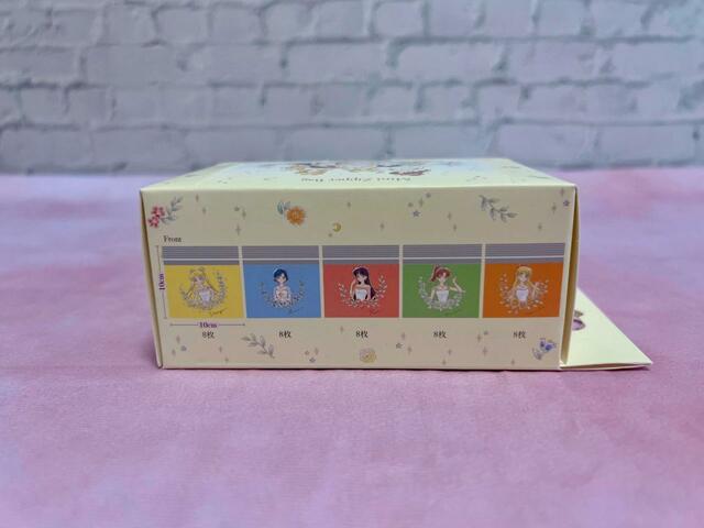 【3COINS×セーラームーン】ジップバッグミニ（A)はうさぎと「美少女セーラームーン」に登場した4人のセーラー戦士が！