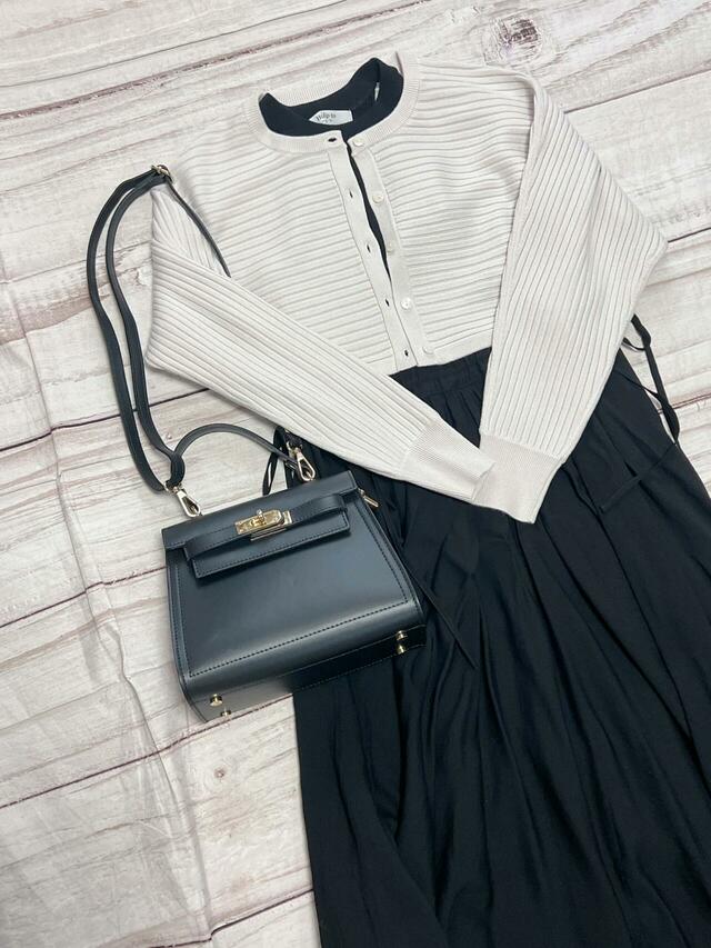 ロングワンピースに羽織ってもかわいいです!