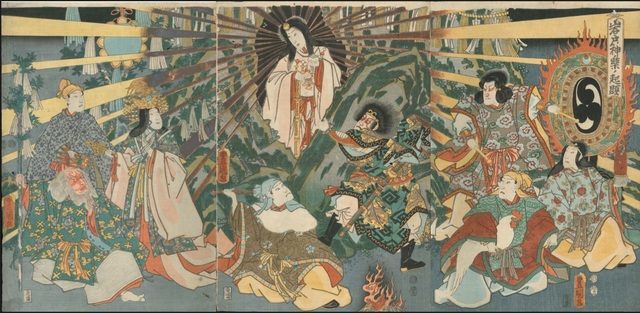 岩戸神楽之起顕_國學院大學神道文化学部蔵