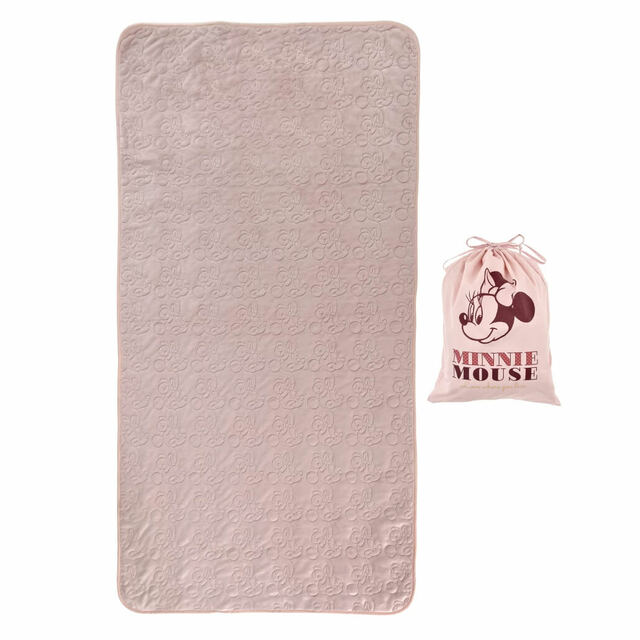 ミニー 敷きパッド 巾着入り WARM good night's sleep