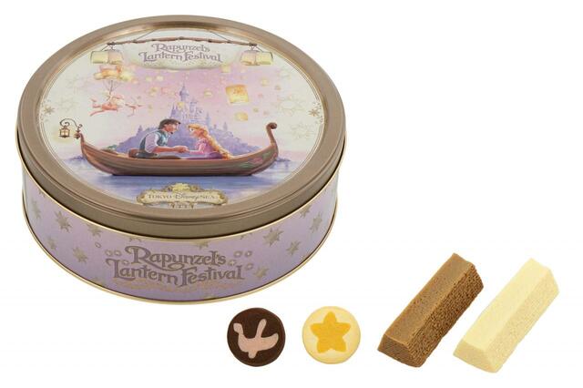 アソーテッド・スウィーツ 2,300円｜「ラプンツェルのランタンフェスティバル」をテーマにしたグッズ｜東京ディズニーシー新テーマポート「ファンタジースプリングス」｜販売店舗：東京ディズニーシー「エンポーリオ」｜発売日：2024年5月28日（火）