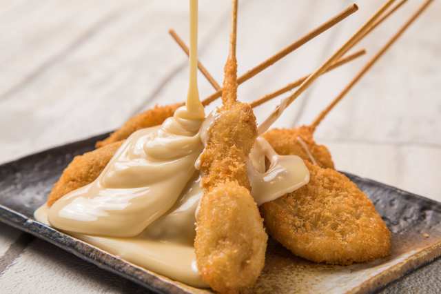 串揚げ各種～かけ放題のチーズポット～