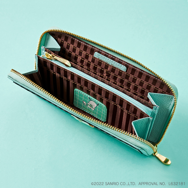 ラウンドジップ長財布/¥24,200