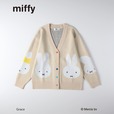 【ミッフィー】「miffy カーディガン」5,990円／ライトベージュ