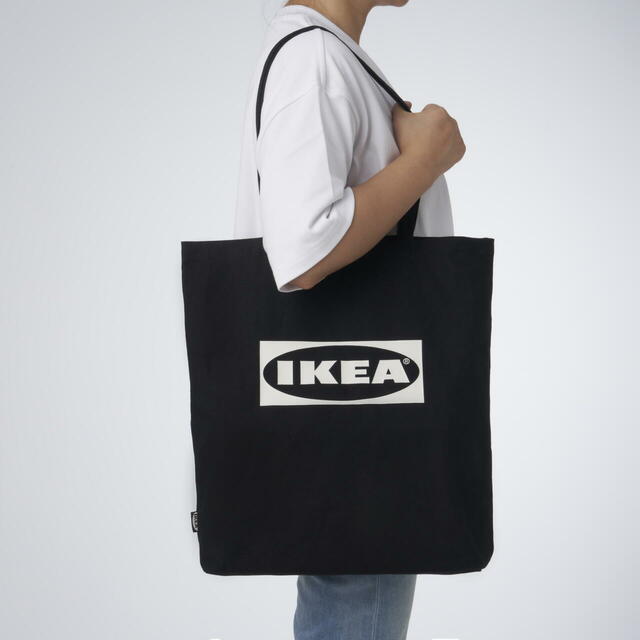 【イケアの人気バッグ売上ランキング 3位】「EFTERTRÄDA/エフテルトレーダ バッグ ブラック」IKEA Family価格 599円(税込)、通常価格 799円(税込)