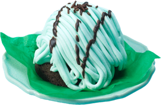 爽やかチョコミントのモンブラン