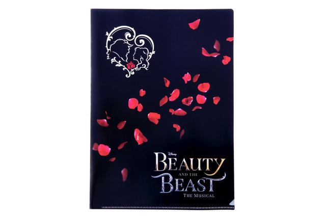 クリアファイルバラ 500円｜サイズ：W220㎜×H310㎜｜劇団四季 ディズニーミュージカル『美女と野獣』東京ディズニーリゾート内舞浜アンフィシアター公演オリジナルグッズ