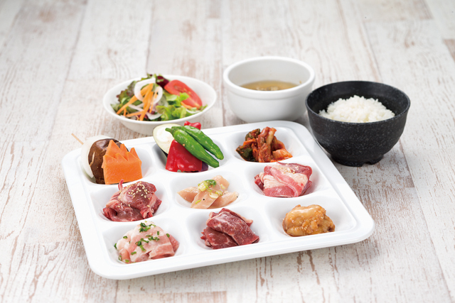 日替わり9種 焼肉食べ比べランチ（1,680 円）