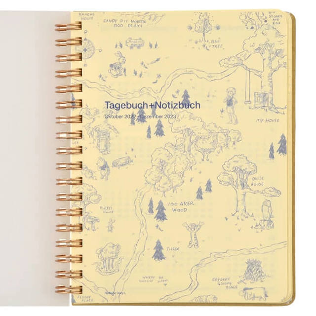 【デルフォニックス】プー＆フレンズ Rollbahn 手帳・スケジュール帳(L) 2023 CALENDARS ＆ ORGANIZERS 1,980円