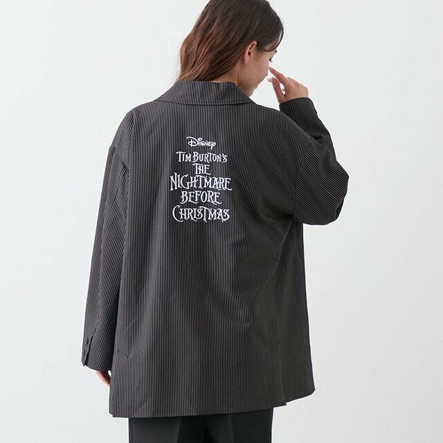 ストライプテーラードジャケット「ナイトメアー・ビフォア・クリスマス／ジャック」｜￥ 12,900 （税込）