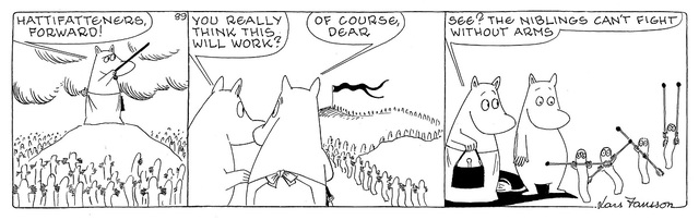 ラルス・ヤンソン「ムーミンたちの戦争と平和」原画（1974年）