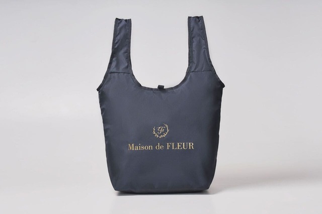 【メゾン ド フルール ショッピングバッグ（ネイビー）】ローソン、HMV、HMV&BOOKS onlineで販売