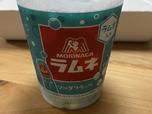 【ファミマ　森永ラムネソーダフラッペ】粒ラムネの食感を楽しもう
