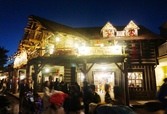 夜のカントリーベア・シアター外観