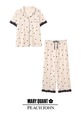 【MARY QUANT×PEACH JOHN】「デイジーレースシャツパジャマ」¥6,600、サイズ：ワンサイズ、カラー：アイボリー
