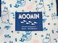 【MOOMIN＜ムーミン＞ ボックス型の大容量 保冷保温バッグ】織りタグをよく見ると…リトルミイの足跡が！