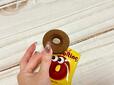 【カルディ ニャップザック/ベイクドチョコリング×1袋(1個)】食べ応えのあるリング型の焼き菓子。サクサクのクッキー風!